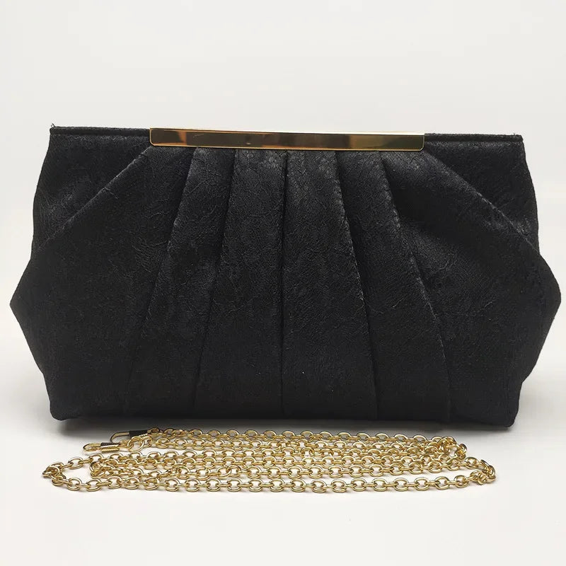 2023 New Lace Evening Bags Clutch Vintage  Bags Silver Luxury Handbags  Bolso Mujer Envelope Clutch Purse Female Messenger Bags