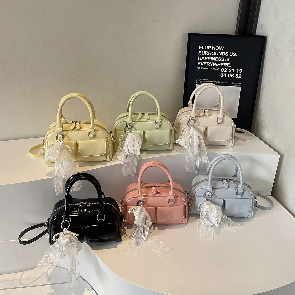 Ladies Crossbody Bag Fashion Everything Popular Casual Sweet Lace Ballet Style Design Sense of Spring and Summer New Shoulder Ba